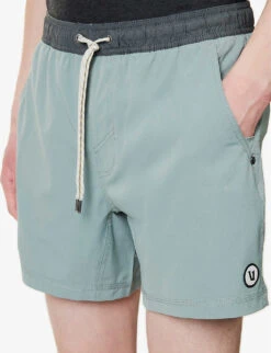 Vuori Kore Elasticated-waistband Stretch-woven Shorts -Fit & Flow Clothing Sales Store R04146309 STORMY ALT04