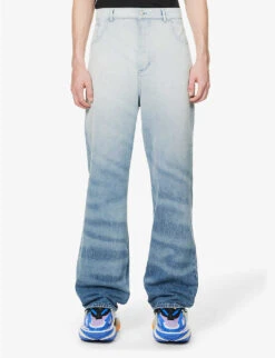 Caribbean Rhinestone-embellished Relaxed-fit Organic-denim Jeans -Fit & Flow Clothing Sales Store R04146767 DENIMWASH ALT02