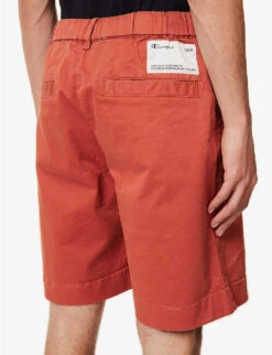 Champion Logo-appliqué Relaxed-fit Cotton-blend Shorts -Fit & Flow Clothing Sales Store R04147782 CHR ALT04