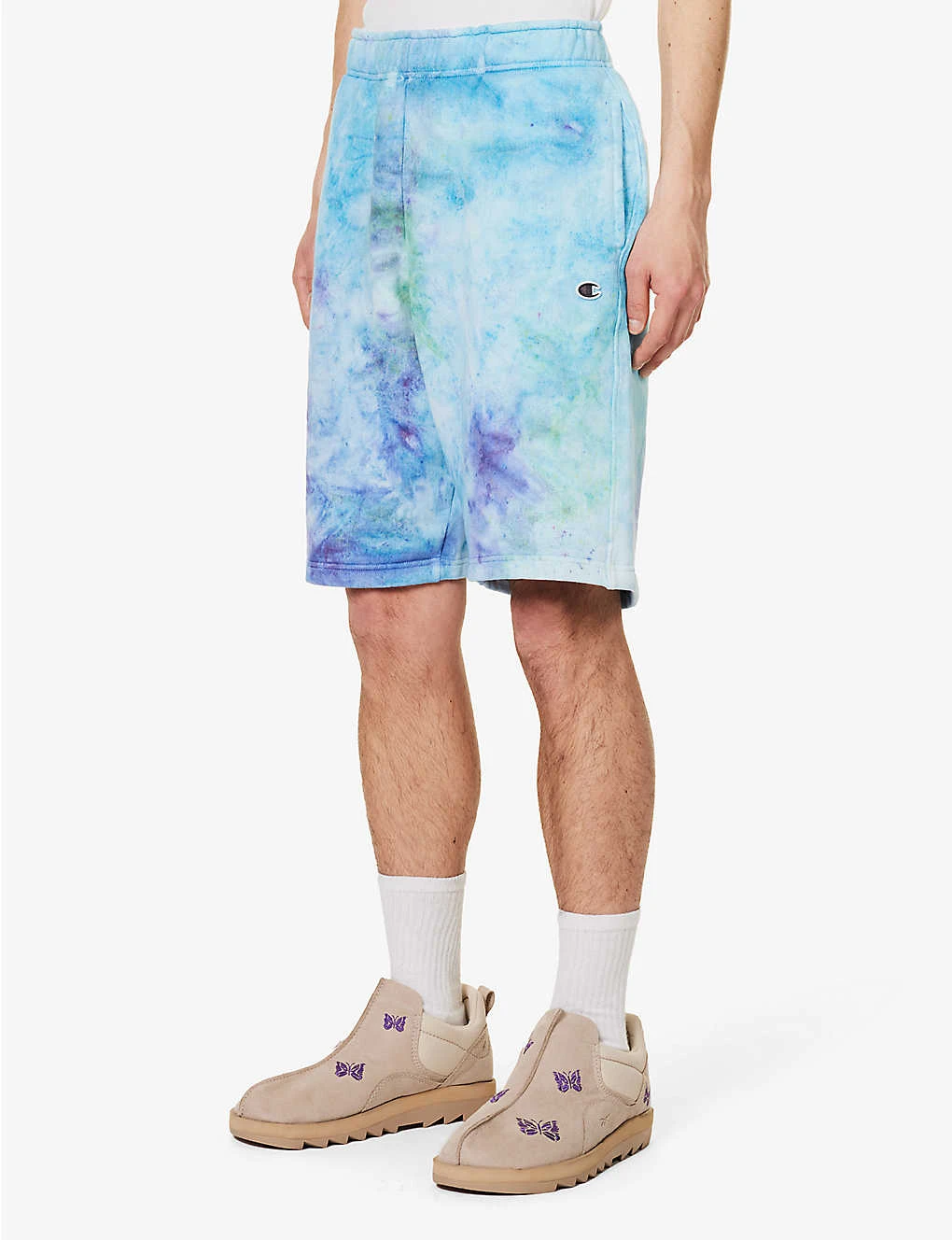 Champion Tie-dye Brand-appliqué Cotton-blend Bermuda Shorts 3 Champion Tie-dye Brand-appliqué Cotton-blend Bermuda Shorts - Image 3