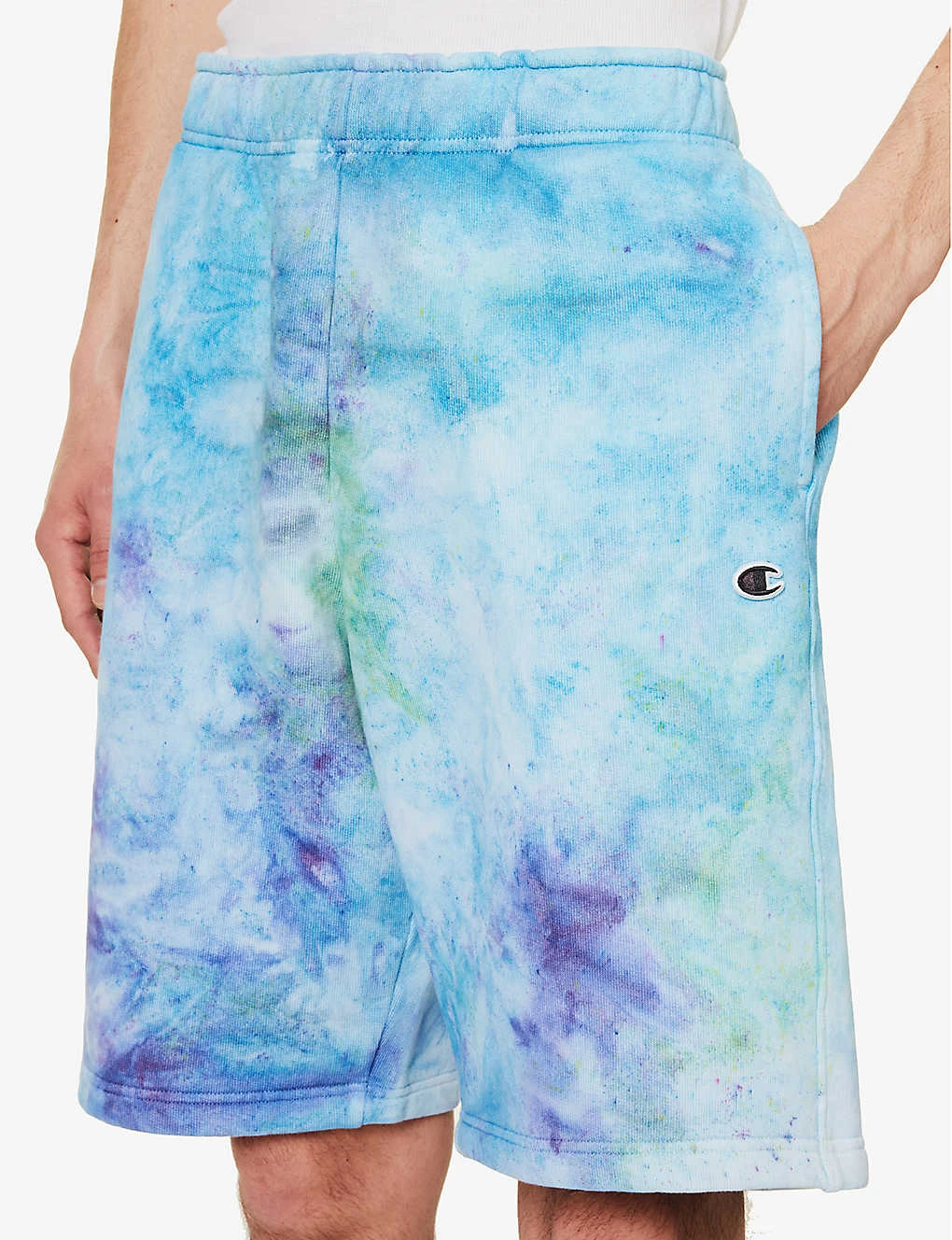 Champion Tie-dye Brand-appliqué Cotton-blend Bermuda Shorts 5 Champion Tie-dye Brand-appliqué Cotton-blend Bermuda Shorts - Image 5