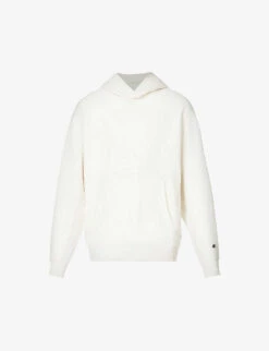 Champion Brand-appliqué Regular-fit Cotton-blend Hoody