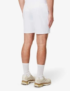 Bjorn Borg Ace Mid-rise Recycled-polyamide-blend Shorts -Fit & Flow Clothing Sales Store R04148040 WHITE ALT03