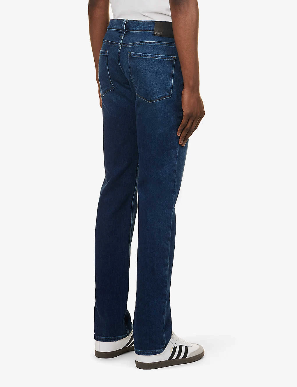 Paige Normandie Faded-wash Straight-fit Stretch-denim Jeans 4 Paige Normandie Faded-wash Straight-fit Stretch-denim Jeans - Image 4