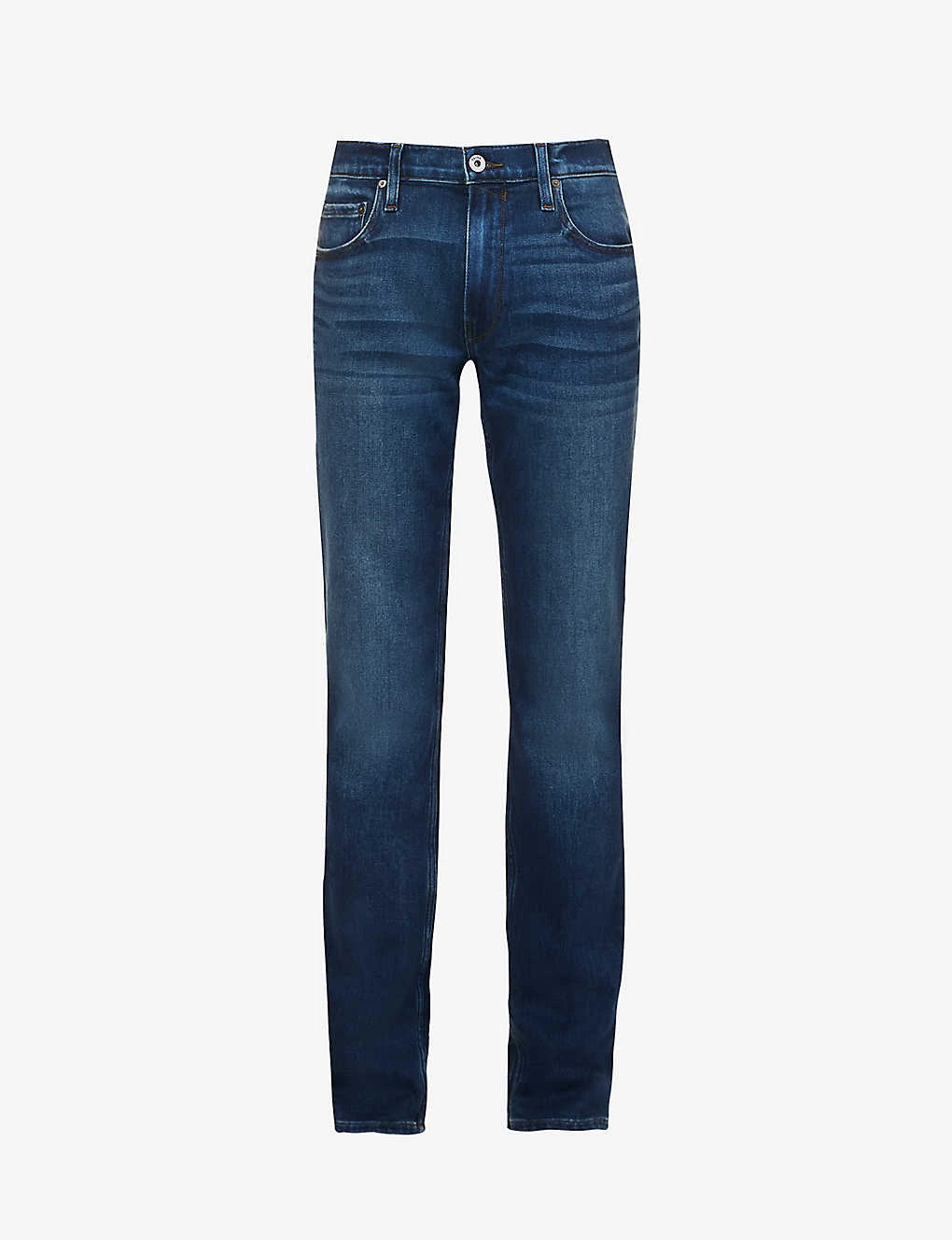 Paige Normandie Faded-wash Straight-fit Stretch-denim Jeans 1 Paige Normandie Faded-wash Straight-fit Stretch-denim Jeans