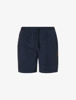 PAUL SMITH Towel Stripe Elasticated-waistband Cotton-blend Shorts