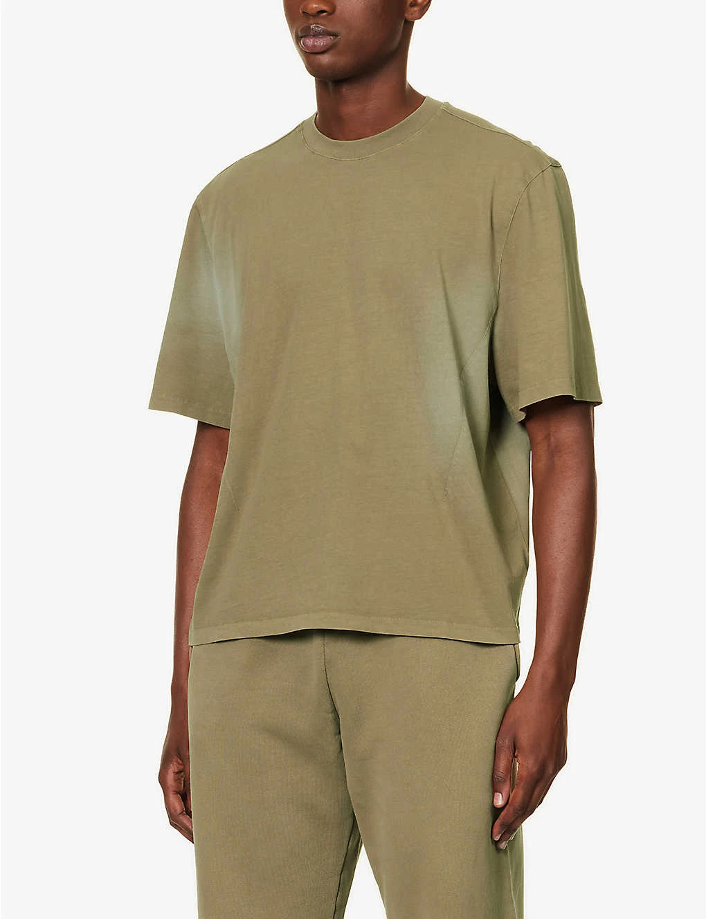 Faded-wash Boxy-fit Organic Cotton-jersey T-shirt 3 Faded-wash Boxy-fit Organic Cotton-jersey T-shirt - Image 3