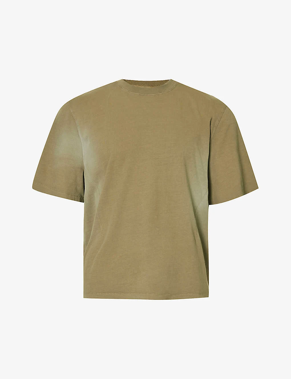 Faded-wash Boxy-fit Organic Cotton-jersey T-shirt 1 Faded-wash Boxy-fit Organic Cotton-jersey T-shirt