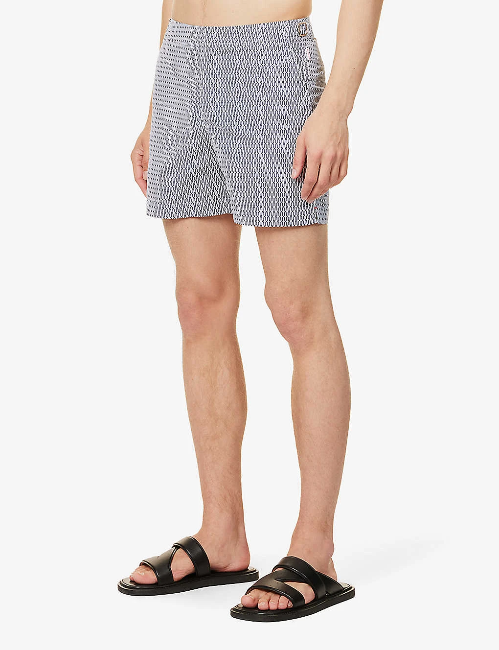 ORLEBAR BROWN Bulldog Geo-print Swim Shorts 3 ORLEBAR BROWN Bulldog Geo-print Swim Shorts - Image 3