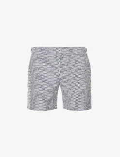 ORLEBAR BROWN Bulldog Geo-print Swim Shorts