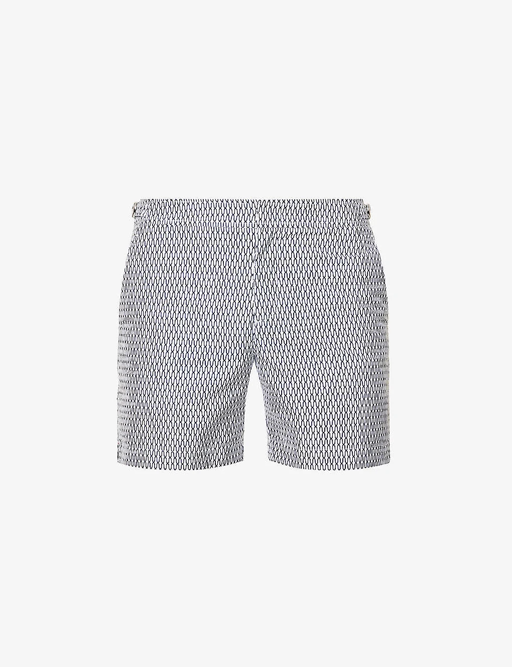 ORLEBAR BROWN Bulldog Geo-print Swim Shorts 1 ORLEBAR BROWN Bulldog Geo-print Swim Shorts