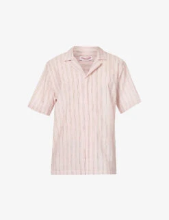 ORLEBAR BROWN Striped Regular-fit Cotton Shirt
