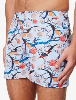 ORLEBAR BROWN Setter Flight Graphic-print Swim Shorts -Fit & Flow Clothing Sales Store R04150133 LIGHTISLANDSKY ALT04