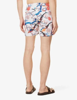 ORLEBAR BROWN Bulldog Floral-print Swim Shorts -Fit & Flow Clothing Sales Store R04150135 WHITESAND ALT03
