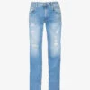 Replay Anbass 573 Regular-fit Distressed Stretch-denim Jeans