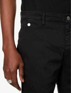 Replay Benni Hyperflex Regular-fit Stretch-cotton Chino Shorts -Fit & Flow Clothing Sales Store R04151311 BLACK ALT05