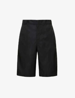 Prada Re-Nylon Brand-plaque Shell Shorts