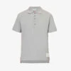 Striped-trim Relaxed-fit Cotton-jersey Polo Shirt