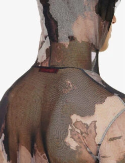 Raser Hooded Mesh Top -Fit & Flow Clothing Sales Store R04152304 ASH ALT04