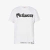 Alexander McQueen Graffiti Graphic-print Regular-fit Cotton-jersey T-shirt