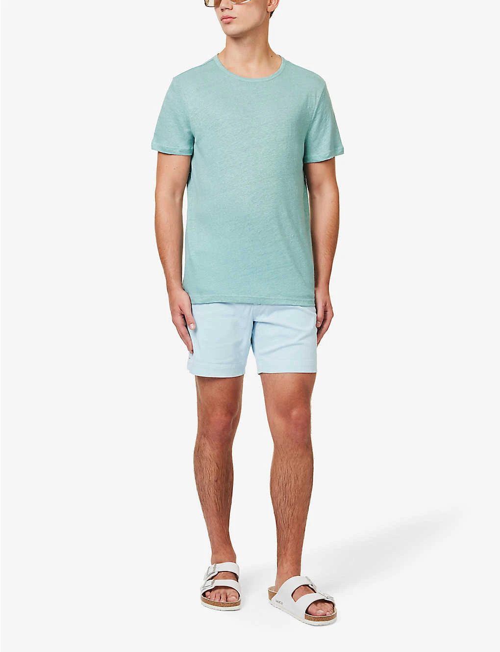 Jordan Crewneck Linen T-shirt 2 Jordan Crewneck Linen T-shirt - Image 2