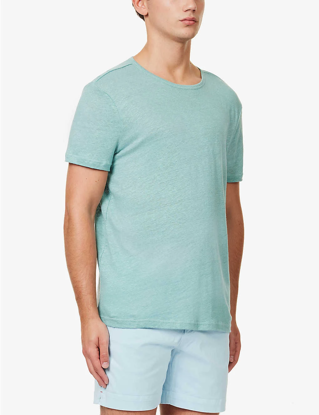 Jordan Crewneck Linen T-shirt 3 Jordan Crewneck Linen T-shirt - Image 3