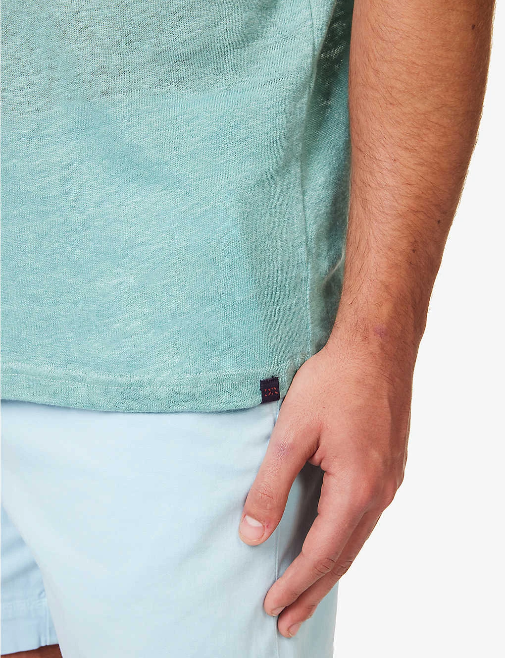 Jordan Crewneck Linen T-shirt 5 Jordan Crewneck Linen T-shirt - Image 5