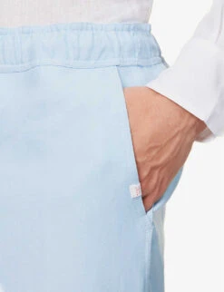 Relaxed-fit Straight-leg Linen Trousers -Fit & Flow Clothing Sales Store R04155308 BLUE ALT04