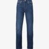 FRAME Straight Faded-wash Straight-leg Regular-fit Denim-blend Jean