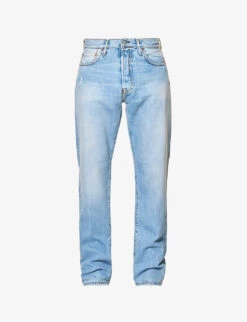 Acne Studios 1996 Faded-wash Straight-leg Mid-rise Organic-denim Jeans