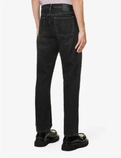 Acne Studios 1996 Faded-wash Regular-fit Jeans -Fit & Flow Clothing Sales Store R04158782 VINTAGEBLACK ALT03