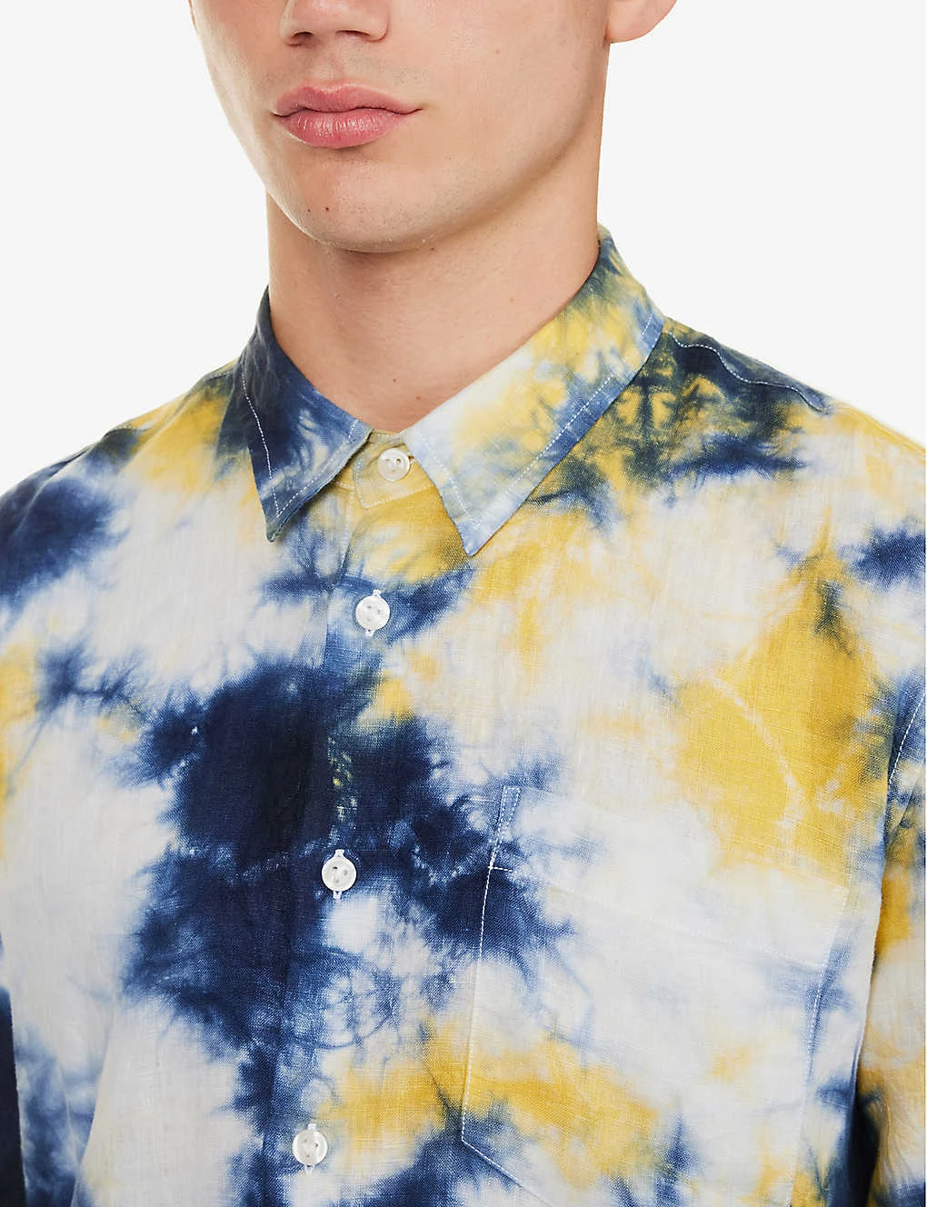 Vilebrequin Tie-dye Regular-fit Linen Shirt 5 Vilebrequin Tie-dye Regular-fit Linen Shirt - Image 5