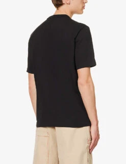 Zebra Graphic-print Regular-fit Organic-cotton-jersey T-shirt -Fit & Flow Clothing Sales Store R04161304 BLACK ALT03