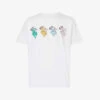 Bunny-print Crewneck Cotton-jersey T-shirt