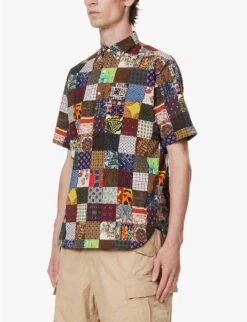 Patchwork-pattern Regular-fit Woven Shirt 7 Patchwork-pattern Regular-fit Woven Shirt -Fit & Flow Clothing Sales Store R04162298 PATCHWORK ALT02