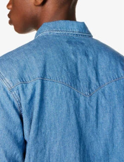 Nudie Jeans George Flap-pocket Denim Shirt -Fit & Flow Clothing Sales Store R04165214 DENIM ALT05