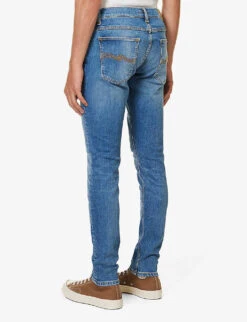 Nudie Jeans Tight Terry Slim-fit Tapered Stretch-denim Jeans -Fit & Flow Clothing Sales Store R04165228 WINDYBLUES ALT03