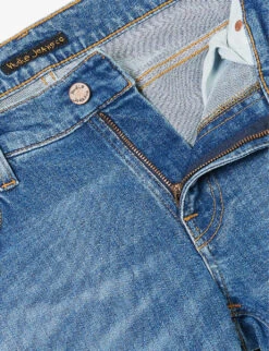 Nudie Jeans Tight Terry Slim-fit Tapered Stretch-denim Jeans -Fit & Flow Clothing Sales Store R04165228 WINDYBLUES ALT06