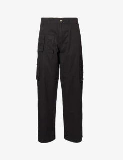 Easy Rider Straight-leg Mid-rise Cotton-blend Trousers