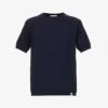 Short-sleeved Branded-tab Wool T-shirt