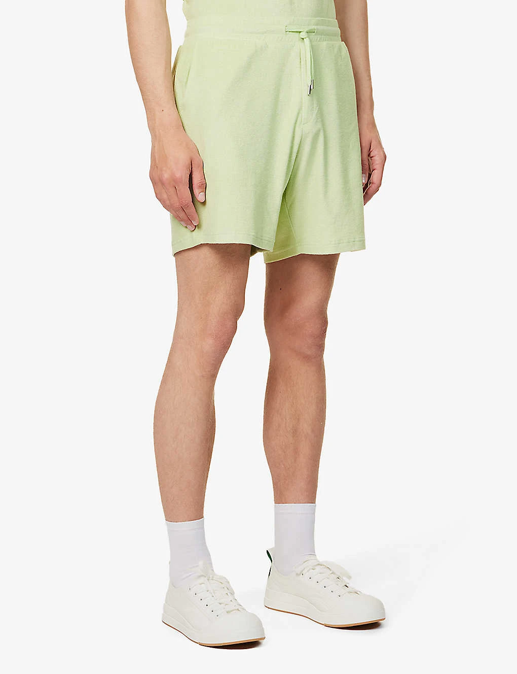 Terry-toweling Texture Cotton-blend Shorts 3 Terry-toweling Texture Cotton-blend Shorts - Image 3