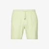 Terry-toweling Texture Cotton-blend Shorts