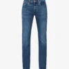 7 For All Mankind Slimmy Brand-patch Regular-fit Stretch-denim Jeans