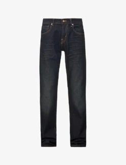 7 For All Mankind The Straight Walk The Trucks Straight-leg Mid-rise Stretch-denim Jeans