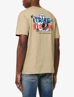 True Religion Original Buddha Logo-print Cotton-jersey T-shirt 8 True Religion Original Buddha Logo-print Cotton-jersey T-shirt -Fit & Flow Clothing Sales Store R04168092 TRAVERTINE ALT03