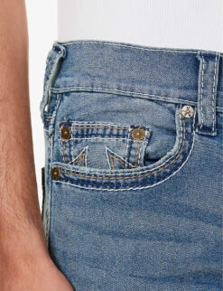 True Religion Ultra Skinny Slim-fit Tapered Stretch-denim Jeans -Fit & Flow Clothing Sales Store R04168098 MANACLEMEDIUMWASH ALT04