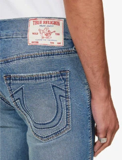 True Religion Ultra Skinny Slim-fit Tapered Stretch-denim Jeans -Fit & Flow Clothing Sales Store R04168098 MANACLEMEDIUMWASH ALT05