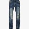 True Religion Geno Straight-leg Mid-rise Stretch-denim Jeans
