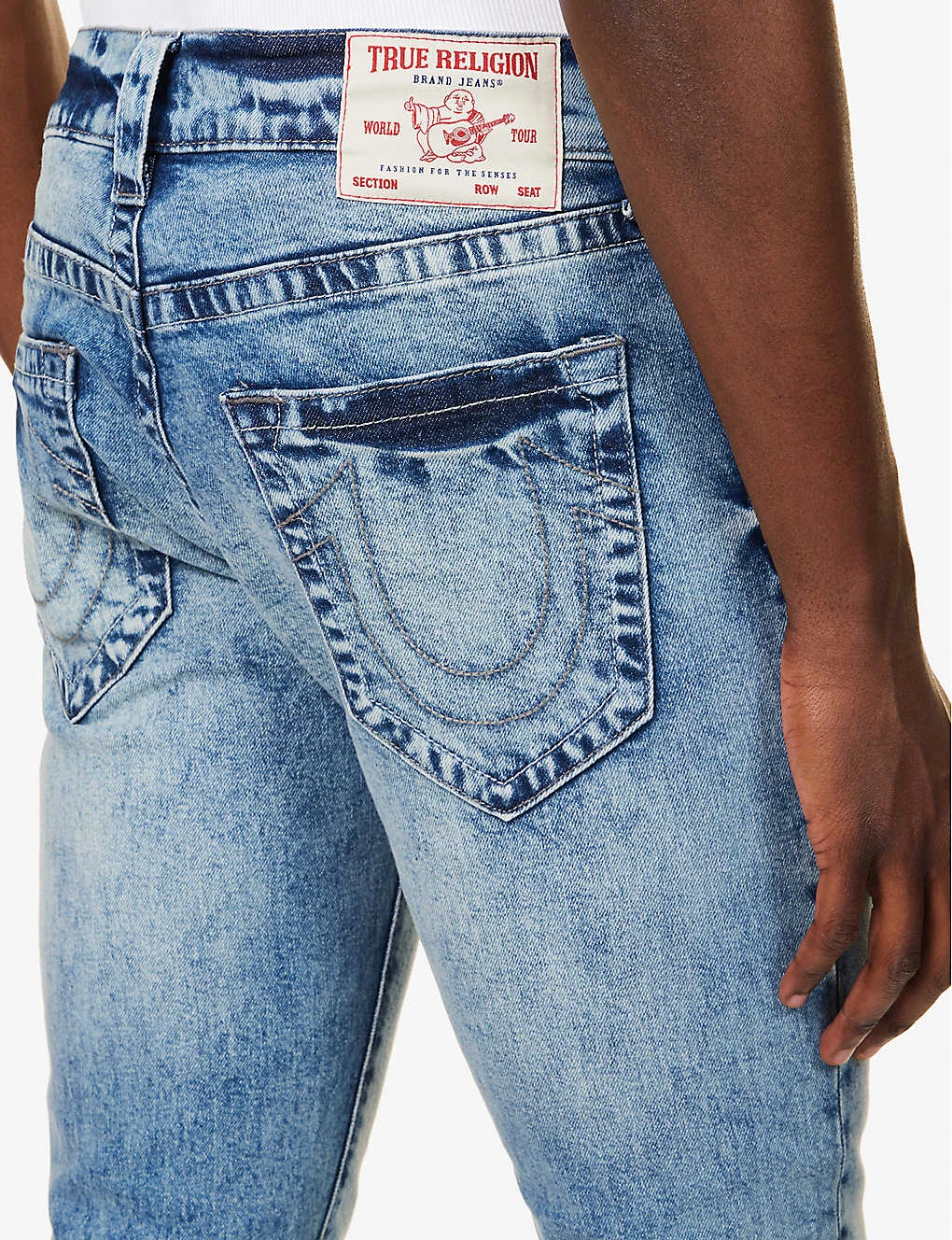 True Religion Rocco Faded-wash Brand-embroidered Skinny Stretch-cotton Jeans 6 True Religion Rocco Faded-wash Brand-embroidered Skinny Stretch-cotton Jeans - Image 6