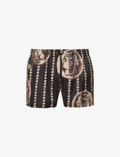 Dolce & Gabbana Graphic-print Regular-fit Swim Shorts